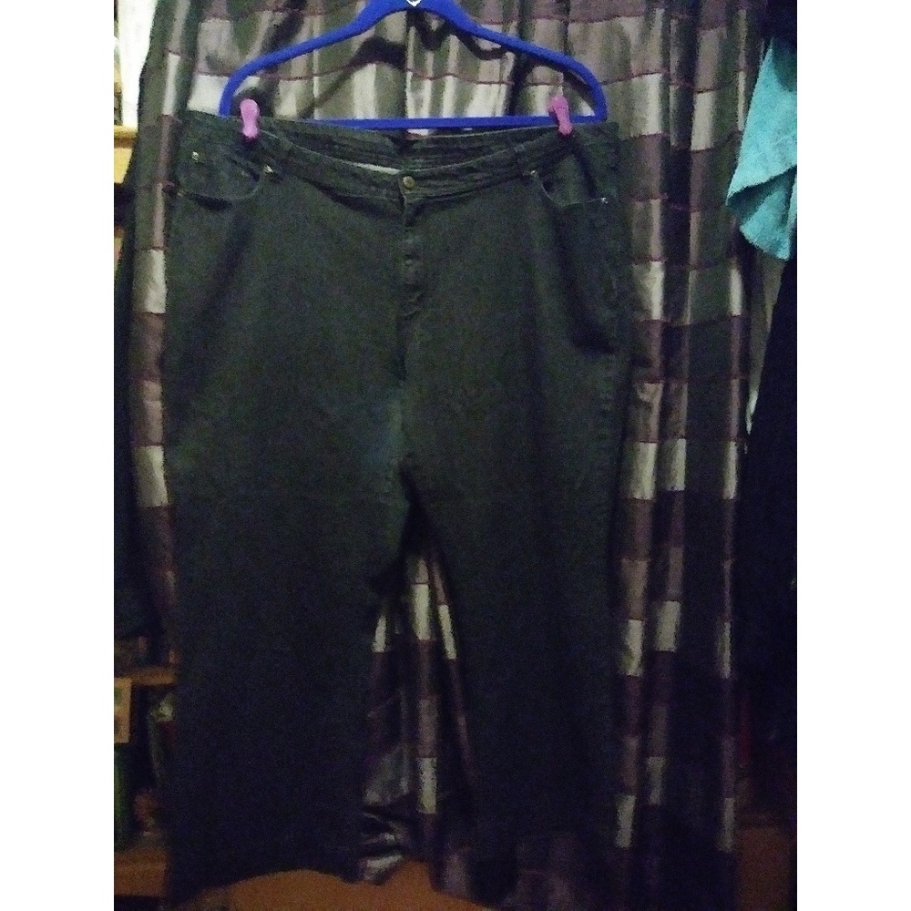 Ashley Stewart Size 26 Black Flare Jeans